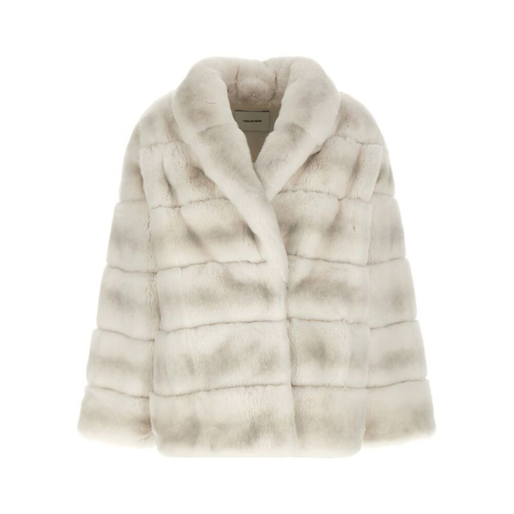 Yves Salomon Women Quilted Fur Coat